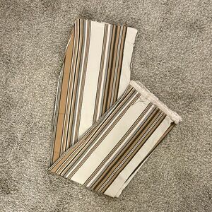 Attyre New York Beige and White Pants